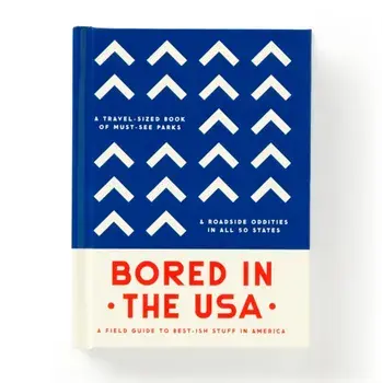 Bored In The USA - Travel Guide Book, Hardback/Galison