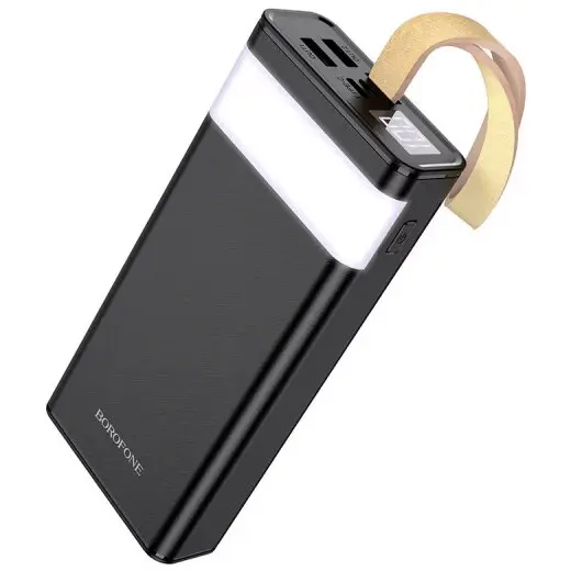 Borofone Baterie Externa Borofone BJ18 Coolmy, 20000mAh, 10W, 2 x USB-A, Neagra