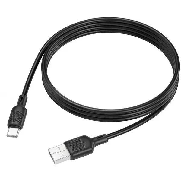 Borofone CABLU alimentare si date Borofone BX113, Fast Charging Data Cable pt. smartphone, USB la USB Type-C 3A , 2m, Negru