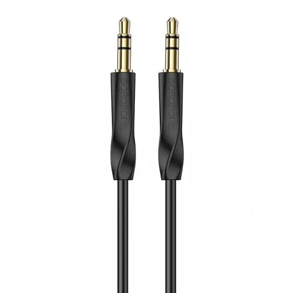 Borofone Cablu Audio 3.5mm - 3.5mm Borofone BL16, 1m, Negru