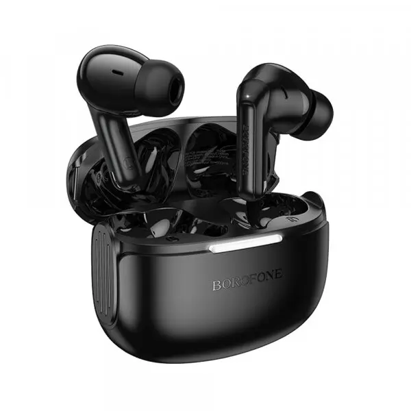 Borofone Casti Handsfree Bluetooth Borofone FQ9 Peaceful, TWS, Negru