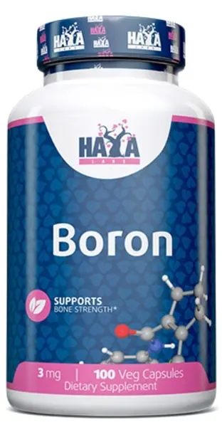 Boron, 3 mg, 100 capsule, Haya Labs
