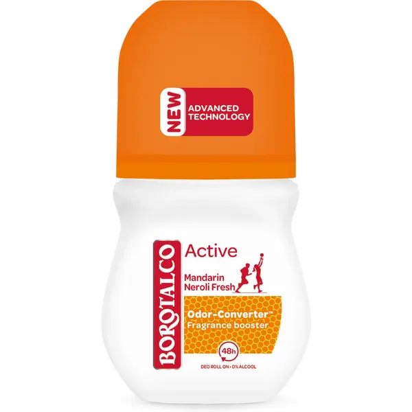 Borotalco Deodorant Roll-on, Unisex, 50 ml, Active Mandarine Neroli Fresh