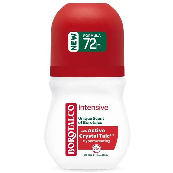 Borotalco Deodorant Roll-on, Unisex, 50 ml, Intensive