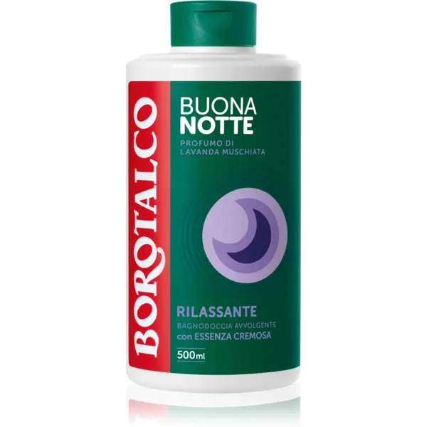 Borotalco Good Night Relaxing gel de duș pentru un somn liniștit parfum Musk Lavender 500 ml