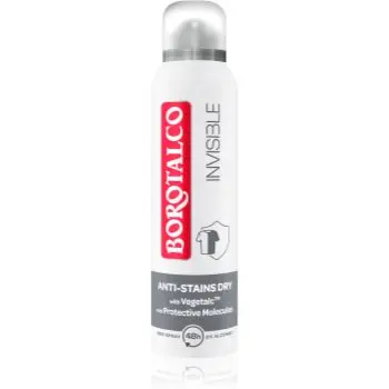 Borotalco Invisible deodorant spray impotriva petelor albe si galbene