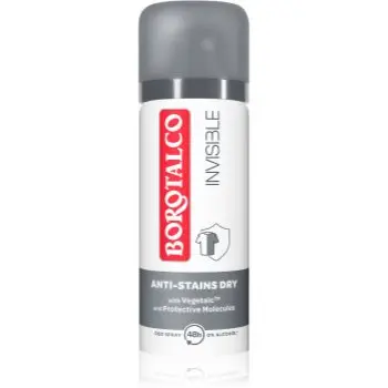 Borotalco Invisible deodorant spray impotriva petelor albe si galbene