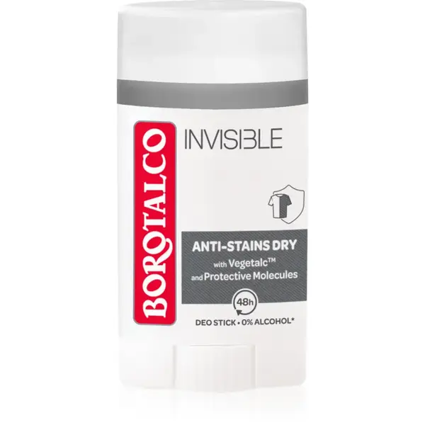 Borotalco Invisible deodorant stick 40 ml
