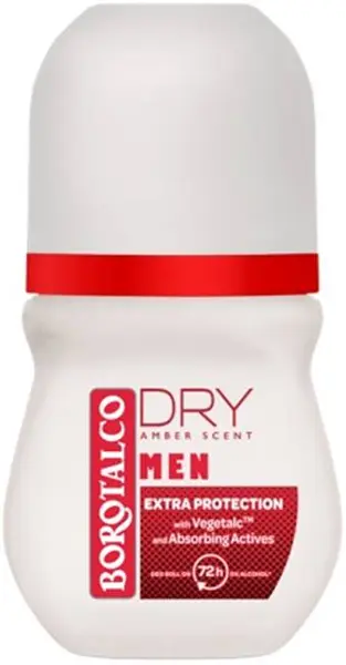 Borotalco Men Deodorant roll-on Dry Amber Scent, 50 ml