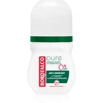 Borotalco Pure Original deodorant roll-on fără săruri de aluminiu