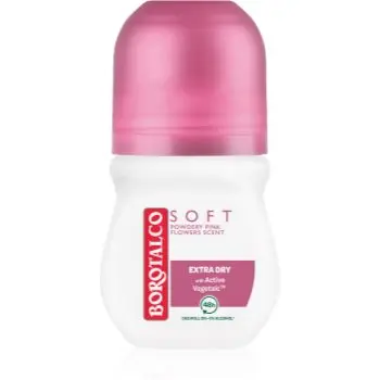 Borotalco Soft Talc & Pink Flower Talc & Pink Flower deodorant roll-on fară alcool