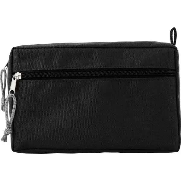 Borseta neagra pentru produse cosmetice RPET Borseta neagra pentru produse cosmetice RPET