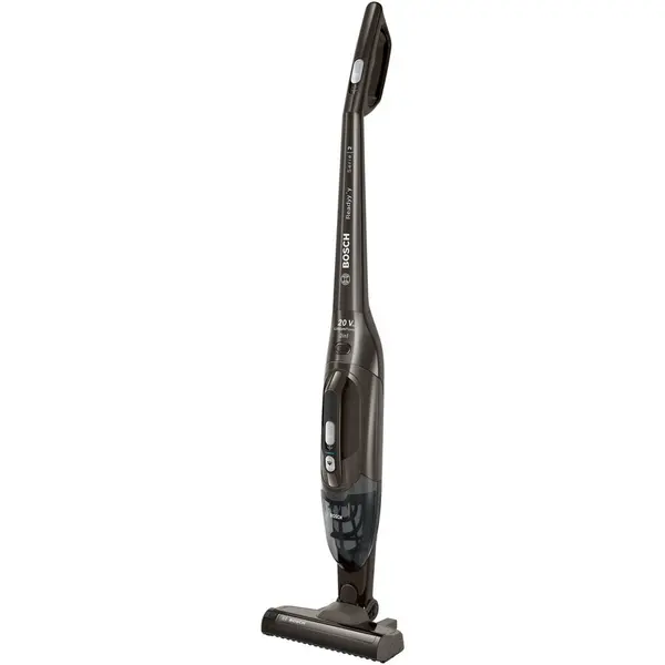 BOSCH BCHF220T Aspirator vertical Bosch BCHF220T, 20 V, 2 in 1, LI-Ion, 11 kWh/an, 2 trepte de putere, autonomie pana la 44 min, Gri