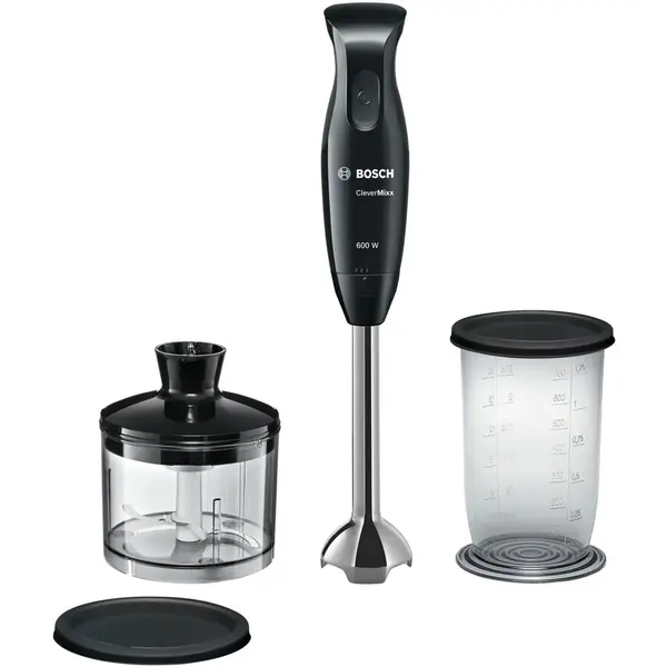 BOSCH Blender de mana Bosch MSM2620B CleverMixx, 600W, negru