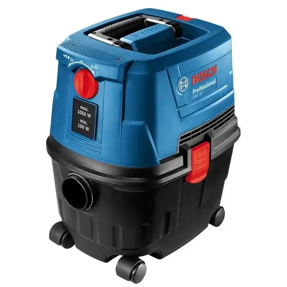 BOSCH BOSCH GAS 15 - Aspirator umed-uscat, 1100 W, 270 mbar, 15 l, functie suflare, comutator curatare filtru