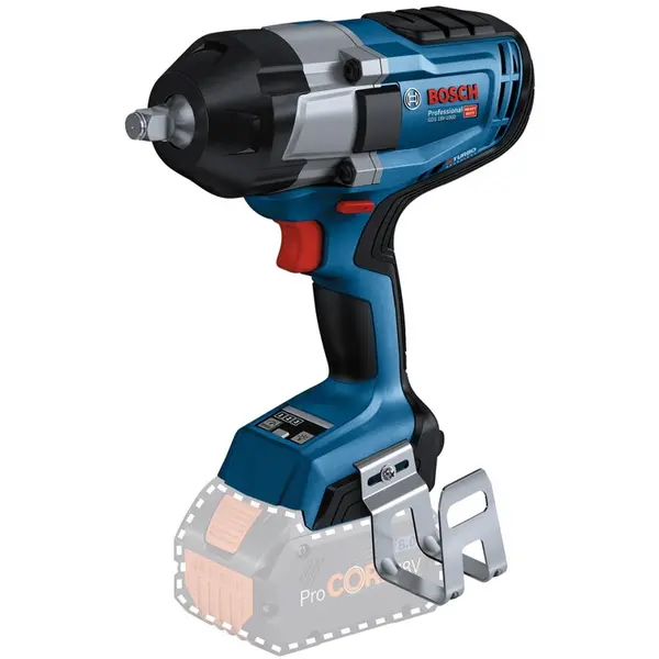 BOSCH Bosch GDS 18V-1000 (solo) Surubelnita cu impact brushless Biturbo, Li-Ion, 18 V, 1000 Nm, fara acumulator in set