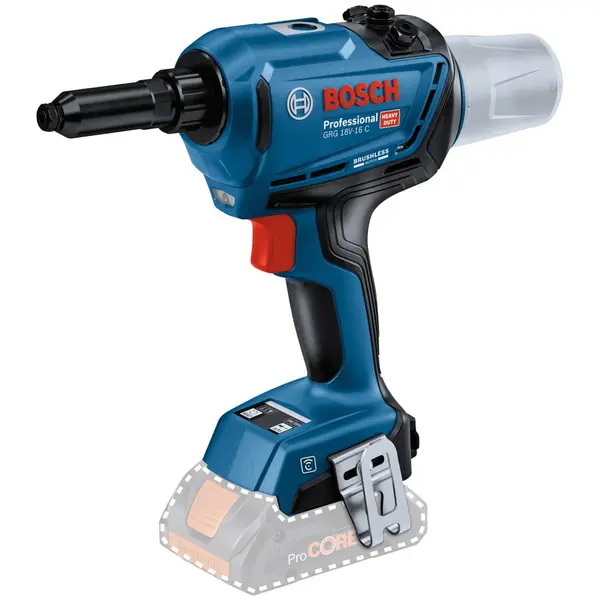 BOSCH Bosch GRG 18V-16 C (solo) Pistol de nituit 18V, Li-Ion, 16000Nm fara acumulator in set