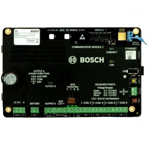 BOSCH Centrala alarma antiefractie si antiincendiu Bosch B6512, 6 partitii, 96 zone, 1024 evenimente