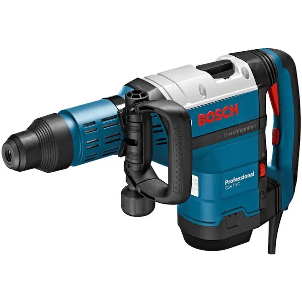 BOSCH Ciocan demolator Bosch Professional GSH 7 VC, 1500 W, 13 J, 2720 percutii/min, SDS Max, 1 dalta Rtec Speed 400 mm, laveta, maner suplimentar, tub vaselina, valiza profesionala