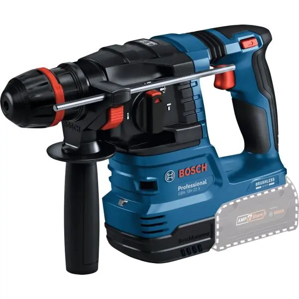 BOSCH Ciocan rotopercutor cu acumulator Bosch GBH 18V-22 X Professional, Energie impact 2 J, 18V, SDS plus