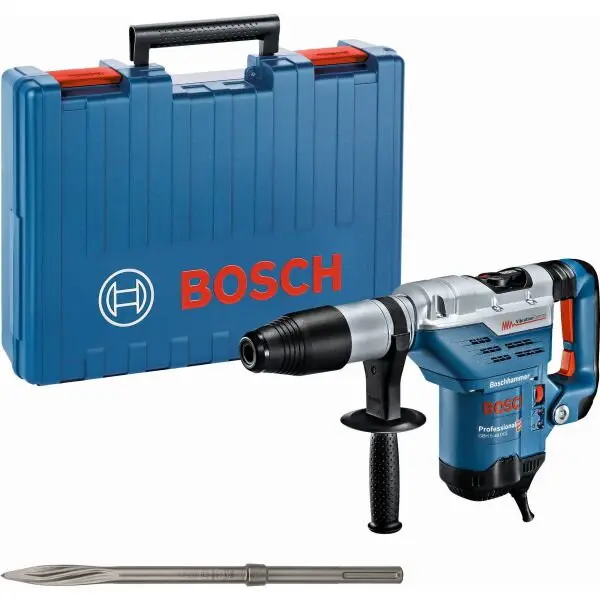 BOSCH Ciocan rotopercutor cu SDS max BOSCH PRO GBH 5-40 DCE 0611264009, Vibration Control, Componente metalice robuste