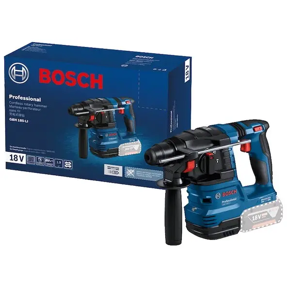 BOSCH Ciocan rotopercutor pe acumulator Bosch GBH 185-LI, SDS plus, 18 V, 1.9 J, 4675 percutii/min, fara acumulator si incarcator