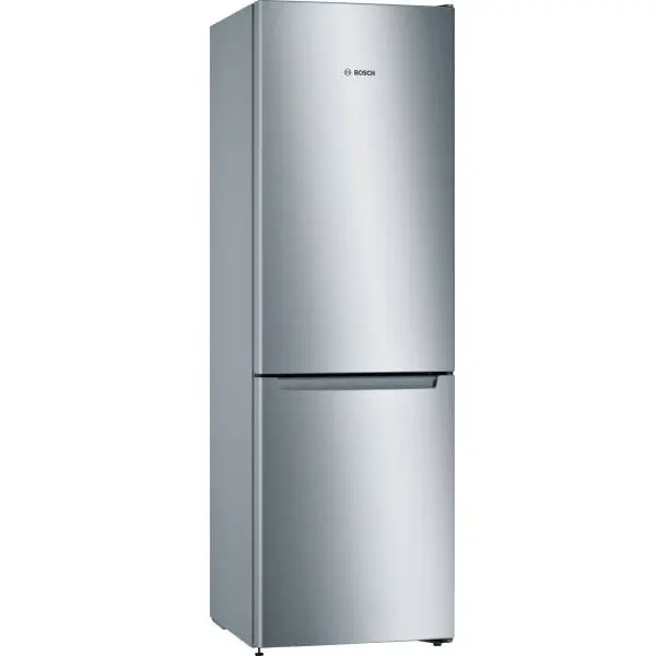 BOSCH Combina frigorifica Bosch KGN33NLEB, 282L, Clasa E, H 176 cm, inox