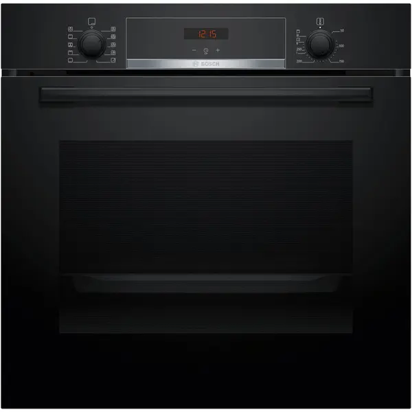 BOSCH Cuptor incorporabil Bosch HBA554EB3, 71 L, Electric, Multifunctional, Grill, 7 functii, Suport telescopic, Autocuratare EcoClean + hidrolitica, Clasa A+, Negru