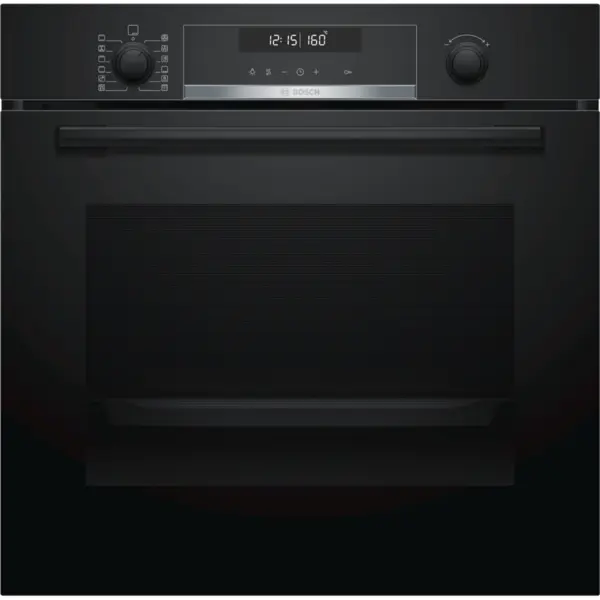 BOSCH Cuptor incorporabil Bosch HBA578BB0, Electric, Multifunctional, 10 functii, 30 de programe automate, Grill, Autocuratare pirolitica, 71 L, Clasa A, Negru