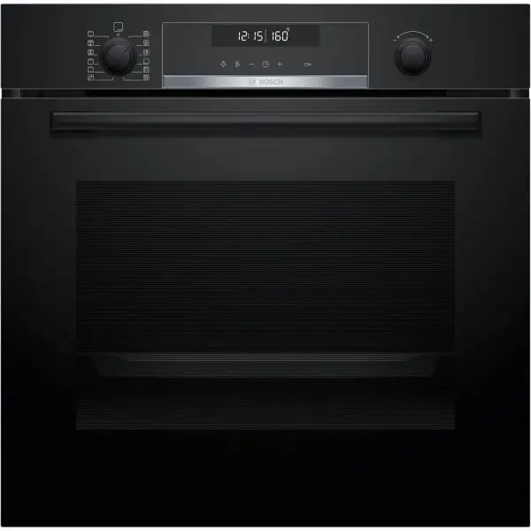 BOSCH Cuptor incorporabil Bosch HBG578EB3, 71 L, Electric, Multifunctional, Grill, Soft close, Air Fry, 10 functii, AutoPilot30, Suport telescopic, 3D Hotair, Autocuratare pirolitica + hidrolitica, Clasa A+, Negru