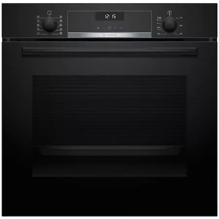 BOSCH Cuptor incorporabil Bosch HBT537FB0, Electric, Multifunctional, 10 functii, 10 de programe automate, Grill, EcoClean Direct, 71 L, Clasa A, Negru