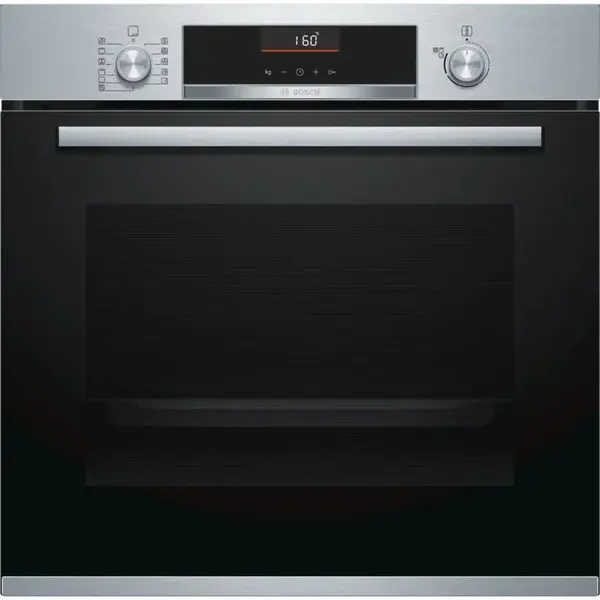 BOSCH Cuptor incorporabil multifunctional Bosch HBA5560S0, Electric, Autocuratare EcoClean, 71 l, Clasa A, Inox