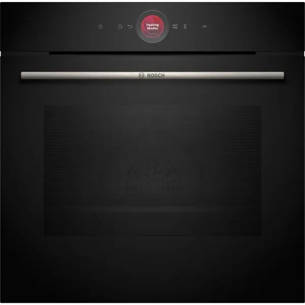 BOSCH Cuptor incorporabil multifunctional BOSCH Seria 8 HBG7321B1, 60x60cm, 3600W, 71l, 30~300°C, Clasa A+, Afisaj TFT, Control inel, EcoClean Direct, 3D Hotair, Hotair Gentle, AirFry, Home Co