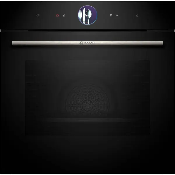 BOSCH Cuptor incorporabil multifunctional cu functie de abur BOSCH Seria 8 HSG7364B1, 60x60cm, Negru