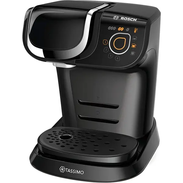 BOSCH Espressor Bosch Tassimo MY WAY TAS6502, 1500W, 1.3 L, T-Disc, Tehnologie INTELLIBREW, 4 setari de memorie, capsule, Negru