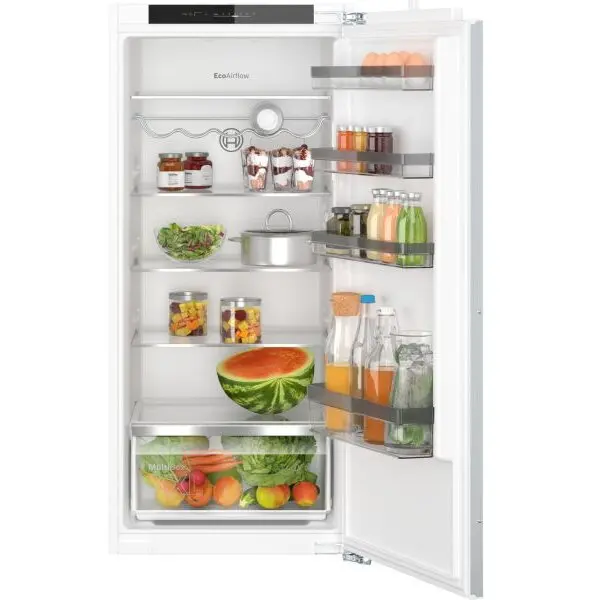 BOSCH Frigider cu o usa incorporabil Bosch KIR41VFE0, 204 l, EcoAirflow, Iluminare LED, FreshSense, Clasa E, H 122 cm