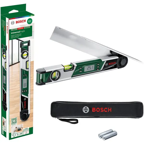 BOSCH Goniometru Bosch UniversalAngle 06036760Z1, masurare rapida si usoara a unghiurilor cuprinse intre 0° si 220°
