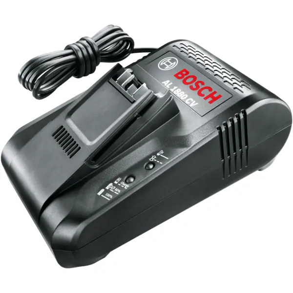 BOSCH Incarcator rapid Bosch 1600A011TZ, compatibil cu acumulator Li-Ion, 14.4-18 V tensiune incarcare, 8 A curent incarcare, Negru