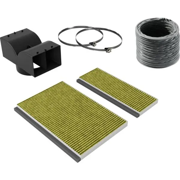 BOSCH Kit recirculare BOSCH Clean Air Plus 17008544, Tratat special impotriva mirosului de peste, Functionalitate anti-polen, Durata de viata a filtrelor 12-18 luni