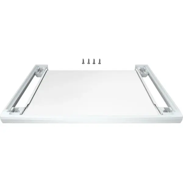 BOSCH Kit suprapunere uscator si masina de spalat BOSCH WTZ2750X, Polita telescopica, latime 60 cm, Alb