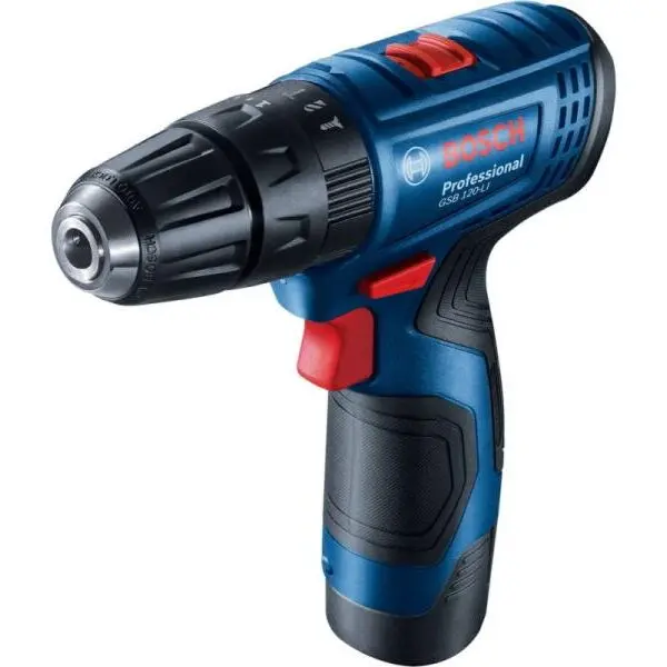 BOSCH Masina de gaurit si insurubat (bormasina) pe acumulator cu percutie Bosch Professional GSB 120-Li, 12 V, 1300 RPM,