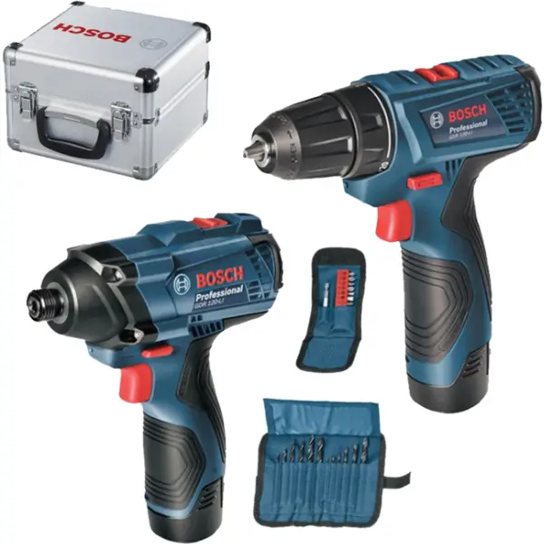 BOSCH Masina de insurubat cu impact Bosch GDR 120-LI, 2 acumulatori