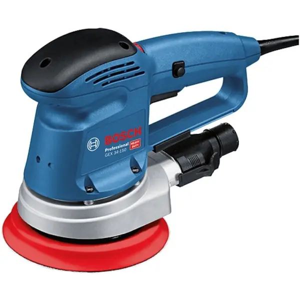 BOSCH Masina de slefuit cu excentric Bosch GEX 34-150, 340 W, 150 mm, turatie constanta, turatie reglabila