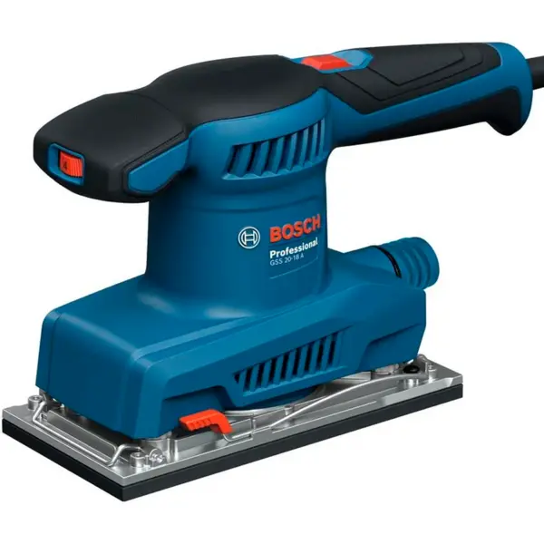 BOSCH Masina de slefuit cu vibratii BOSCH GSS 20-18 A Professional, putere 200 W, Talpa 90 x 183 mm