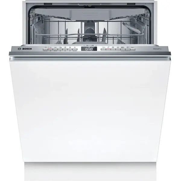BOSCH Masina de spalat vas, BOSCH Seria 4, incorporabila, 13 seturi, 6 programe, Clasa E, Silence Plus, 60 cm, Alb