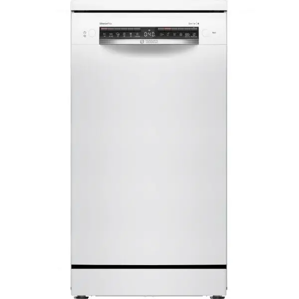 BOSCH Masina de spalat vase Bosch Serie 4, 45cm, 10 seturi, Clasa D, Alb