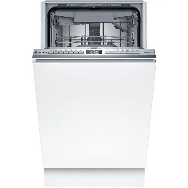 BOSCH Masina de spalat vase Bosch Serie 4 SPV4EMX17E, complet incorporabila, 10 seturi, 7 programe, Clasa C, Latime 45 x Inaltime 82 cm, Inox