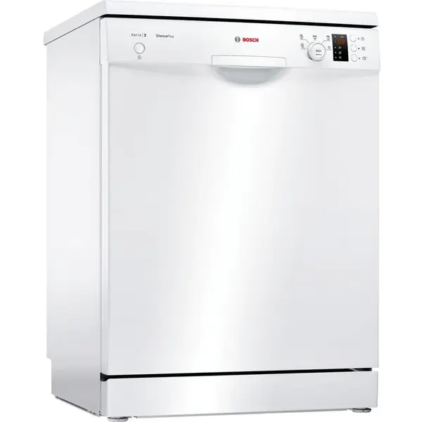 BOSCH Masina de spalat vase Bosch SMS25AW05E, 12 Seturi, 5 Programe, 60 cm, Clasa E, Alb
