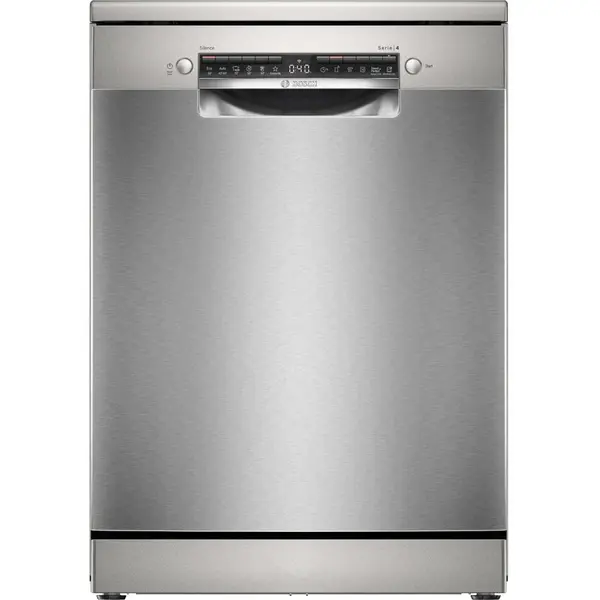 BOSCH Masina de spalat vase Bosch SMS4HVI03E, Clasa D, Capacitate 14 seturi, ExtraDry, Home Connect, Vario drawer, Sistem Rackmatic triplu, EcoSilence Drive, 60 cm, 2400 W, Inox