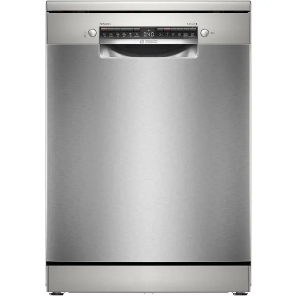 BOSCH Masina de spalat vase Bosch SMS6ZCI10E, 14 seturi, 6 programe, PerfectDry, Sistem Rackmatic, Silence Pro, Tab-count, Home Connect, EcoSilence Drive, Clasa B, 60 cm, Inox anti-amprenta